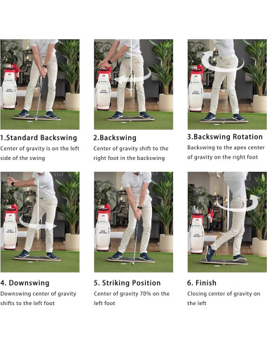 Tabla de Equilibrio de Golf PGM - Entrenador de Cambio de Peso