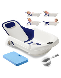 Bañera Reclinable para Bebés LAUJIA Azul 75x39 cm