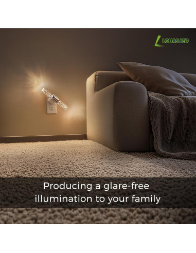 Luz Nocturna LED Regulable LOHAS 100LM 3000K Pared 1W