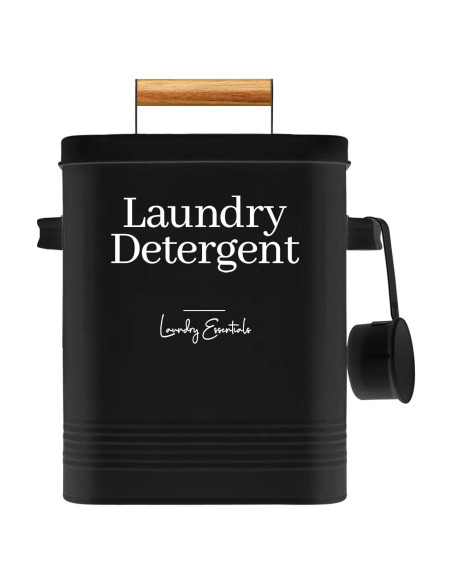 Contenedor de Detergente Simplation 4.08 kg Negro con Tapa Contenedor de Detergente Simplation 4.08 kg Negro con Tapa