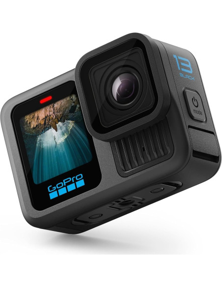 Cámara de Acción GoPro HERO13 Negra 5.3K 27MP Impermeable Cámara de Acción GoPro HERO13 Negra 5.3K 27MP Impermeable