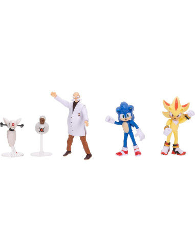 Figuras de Acción Sonic 3 Jakks Pacific - Paquete Coleccionista
