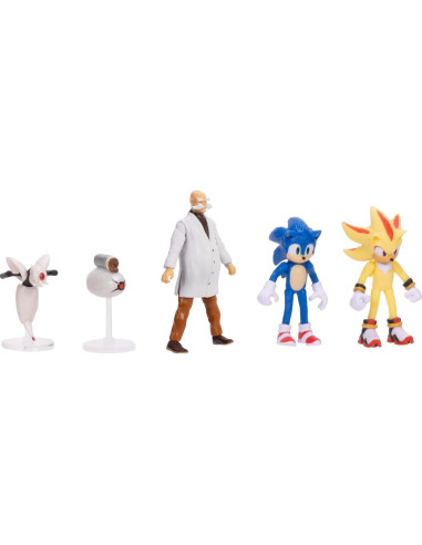 Figuras de Acción Sonic 3 Jakks Pacific - Paquete Coleccionista