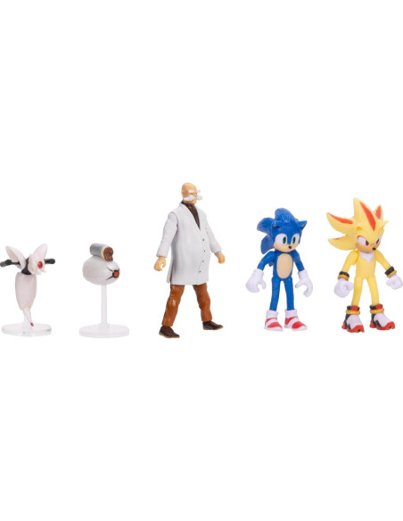 Figuras de Acción Sonic 3 Jakks Pacific - Paquete Coleccionista Figuras de Acción Sonic 3 Jakks Pacific - Paquete Coleccionista