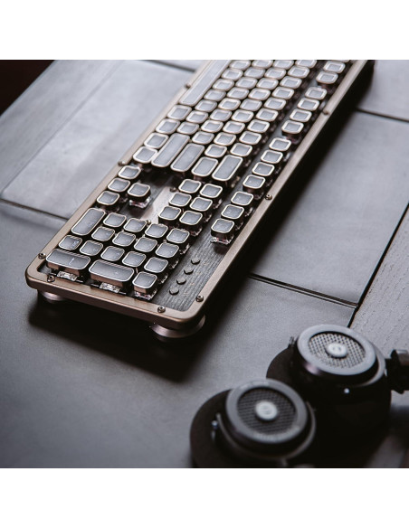 Teclado Mecánico Azio RC Prestige Bluetooth 5.0 Ébano Teclado Mecánico Azio RC Prestige Bluetooth 5.0 Ébano