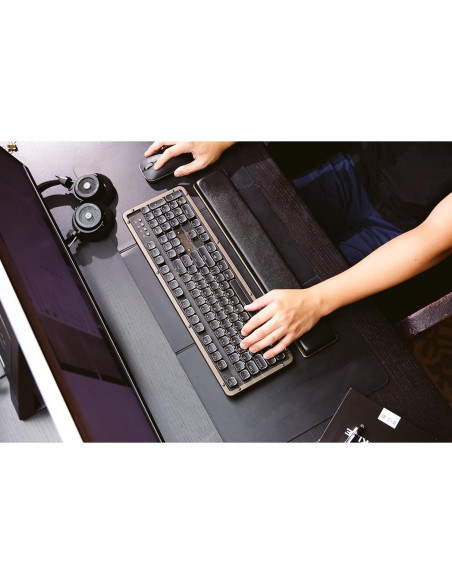 Teclado Mecánico Azio RC Prestige Bluetooth 5.0 Ébano Teclado Mecánico Azio RC Prestige Bluetooth 5.0 Ébano