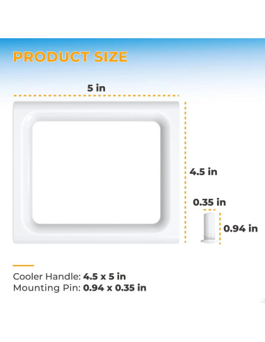 Reemplazo Mango Cooler Coleman Pokin 12.7x11.4cm Doble Capa
