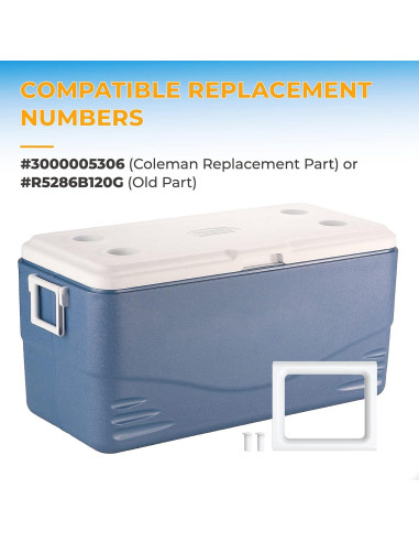 Reemplazo Mango Cooler Coleman Pokin 12.7x11.4cm Doble Capa