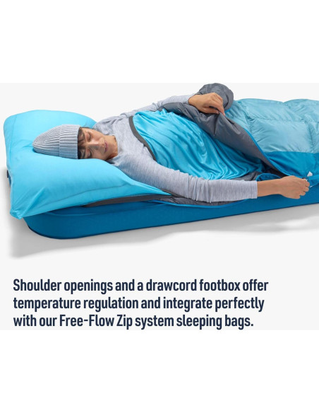 Sistema de Sueño Sea to Summit: Almohada Aeros y Forro Breeze Sistema de Sueño Sea to Summit: Almohada Aeros y Forro Breeze