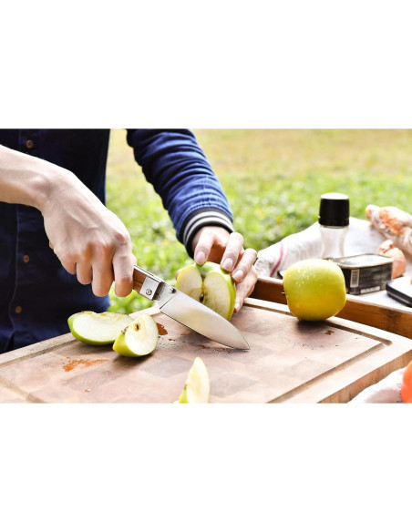 Cuchillo de cocina plegable ZhengSheng 11.43 cm acero inoxidable Cuchillo de cocina plegable ZhengSheng 11.43 cm acero inoxidable