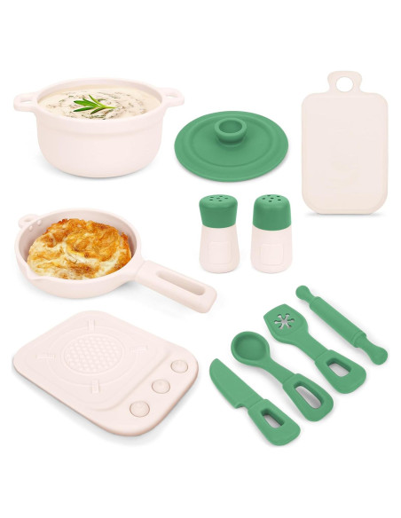 Juego de Cocina de Silicona TYRY.HU 11 Piezas Verde Juego de Cocina de Silicona TYRY.HU 11 Piezas Verde