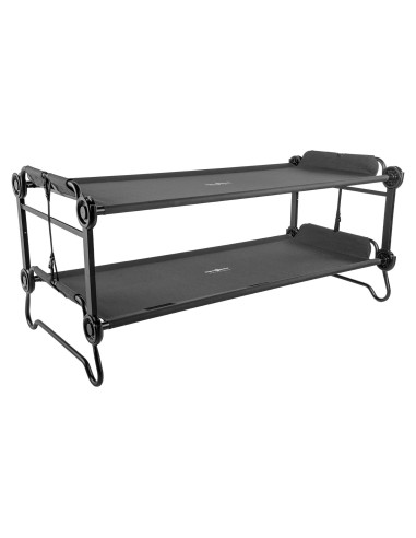 Cama Plegable de Camping Disc-O-Bed Extra Grande Negra