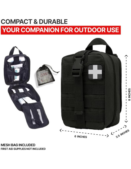 Bolsa Médica Táctica Orca Tactical IFAK Rip Away Negra Bolsa Médica Táctica Orca Tactical IFAK Rip Away Negra