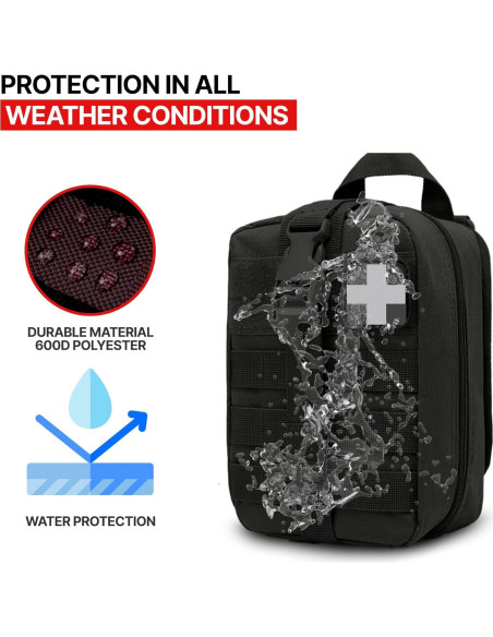 Bolsa Médica Táctica Orca Tactical IFAK Rip Away Negra Bolsa Médica Táctica Orca Tactical IFAK Rip Away Negra