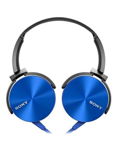 Auriculares Sony MDRXB450AP Extra Bass con micrófono - Azul Auriculares Sony MDRXB450AP Extra Bass con micrófono - Azul
