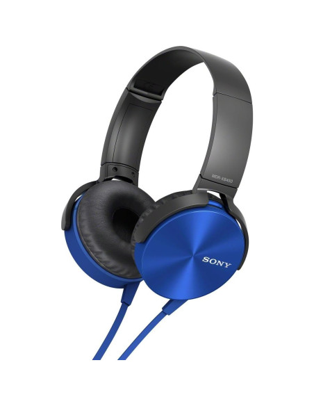 Auriculares Sony MDRXB450AP Extra Bass con micrófono - Azul Auriculares Sony MDRXB450AP Extra Bass con micrófono - Azul