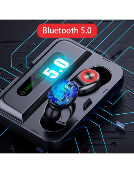 Auriculares Inalámbricos DLW T10 Bluetooth 5.0 Mini IPX7 Auriculares Inalámbricos DLW T10 Bluetooth 5.0 Mini IPX7