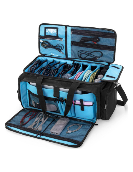 Bolsa Grande para DJ HODRANT con Divisores y Acolchado 52x23x26 cm Bolsa Grande para DJ HODRANT con Divisores y Acolchado 52x23x26 cm