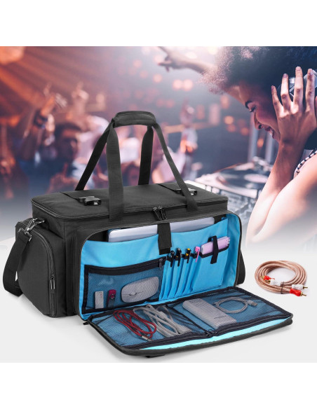 Bolsa Grande para DJ HODRANT con Divisores y Acolchado 52x23x26 cm Bolsa Grande para DJ HODRANT con Divisores y Acolchado 52x23x26 cm