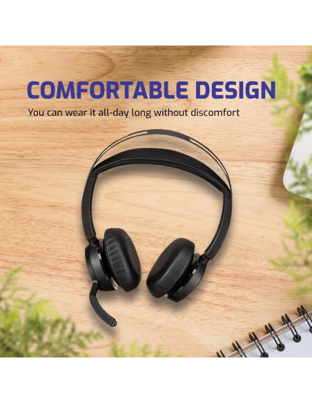 Auricular Estéreo Bluetooth Poly Voyager Focus 2 UC USB-A Auricular Estéreo Bluetooth Poly Voyager Focus 2 UC USB-A