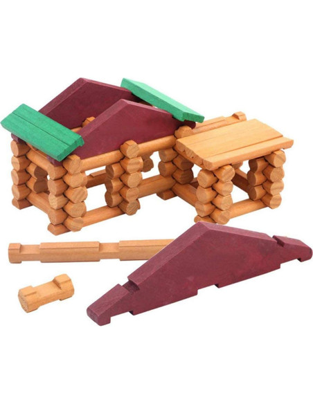 Juguete de Construcción de Madera Joqutoys 90 Piezas para Niños Juguete de Construcción de Madera Joqutoys 90 Piezas para Niños