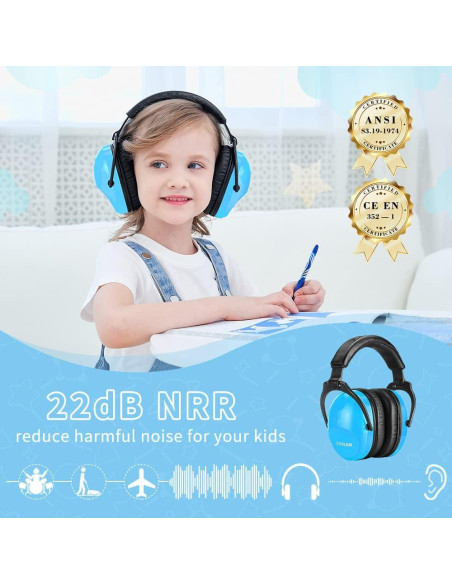Auriculares ZOHAN 030 Canceladores de Ruido para Niños 22dB Auriculares ZOHAN 030 Canceladores de Ruido para Niños 22dB