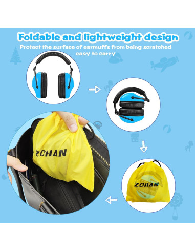 Auriculares ZOHAN 030 Canceladores de Ruido para Niños 22dB