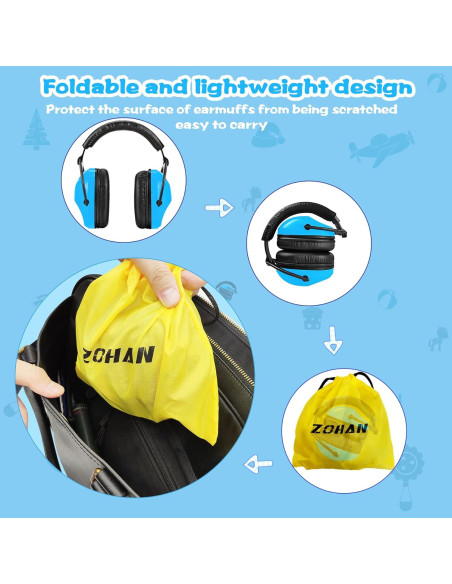Auriculares ZOHAN 030 Canceladores de Ruido para Niños 22dB Auriculares ZOHAN 030 Canceladores de Ruido para Niños 22dB