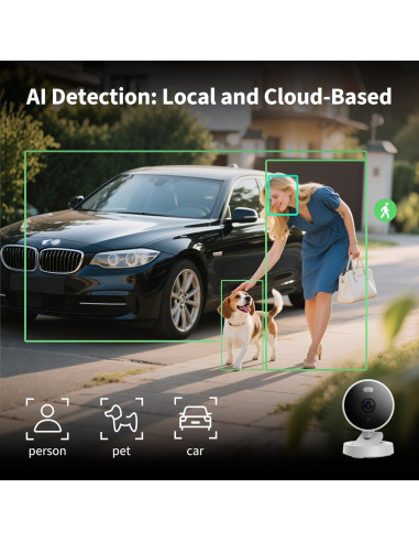 Cámara de Seguridad Aqara G100 2K Wi-Fi 6 IP65 Blanco