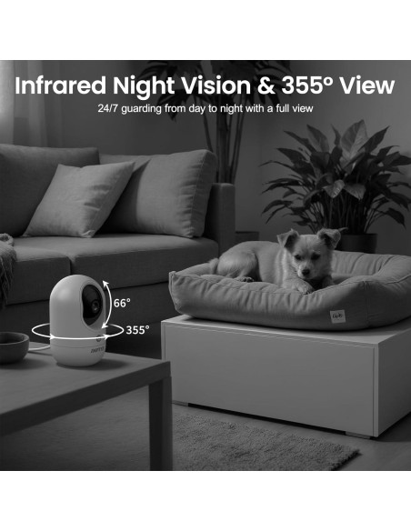 Cámara de Seguridad INFIYA 2K WiFi Interior con Alerta de Movimiento Cámara de Seguridad INFIYA 2K WiFi Interior con Alerta de Movimiento