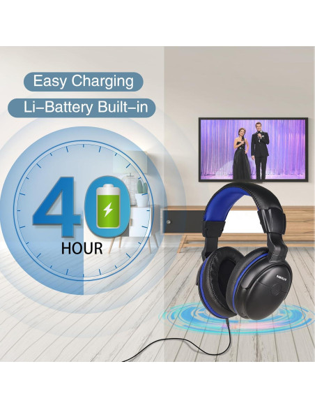 Auriculares con cable Simolio SM-905TV 5.5M amplificados Auriculares con cable Simolio SM-905TV 5.5M amplificados