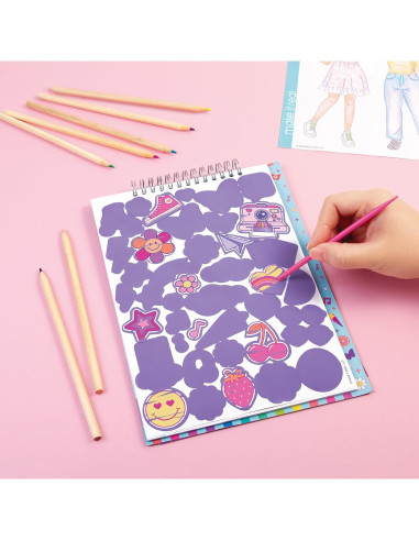 Libro de Arte de Rascar Hazlo Real - Moda Vibras Groovy