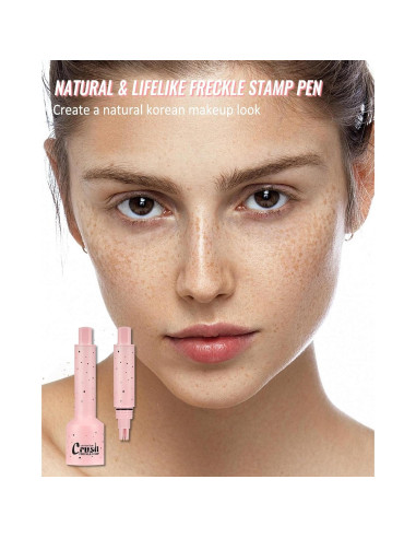 Bolígrafo Sello de Pecas Falsas Natural - 01 Claro