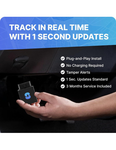 Rastreador GPS OBD Spy Tec Plug-In con 3 Meses de Suscripción
