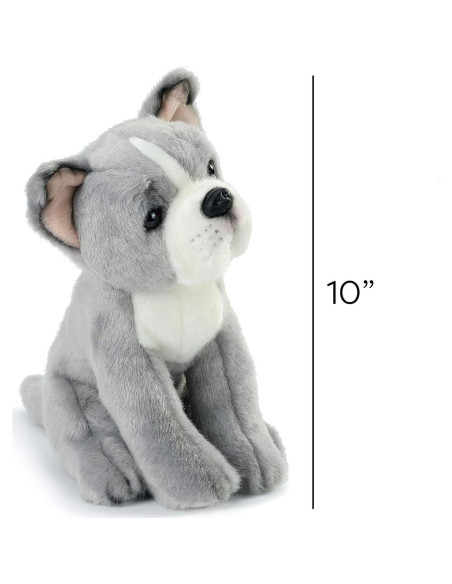 Figura de Peluche Perro Pittie Mix Rescatado DEMDACO 25 cm Figura de Peluche Perro Pittie Mix Rescatado DEMDACO 25 cm