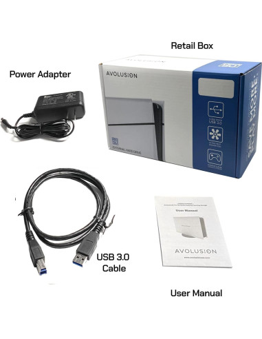 Disco Duro Externo Avolusion PRO-5U 12TB USB 3.0 Blanco