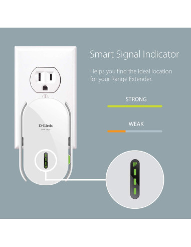 Extensor de Rango WiFi D-Link DAP-1820, 242 m, AC2000