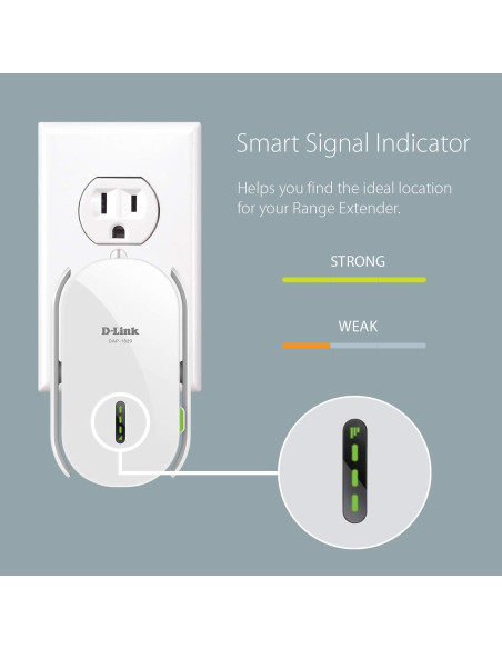 Extensor de Rango WiFi D-Link DAP-1820, 242 m, AC2000 Extensor de Rango WiFi D-Link DAP-1820, 242 m, AC2000