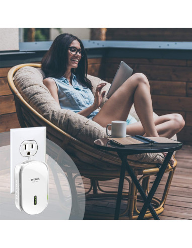 Extensor de Rango WiFi D-Link DAP-1820, 242 m, AC2000