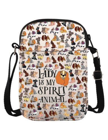Bolso Cruzado Lady Tramp para Mujeres - Animal Espiritual