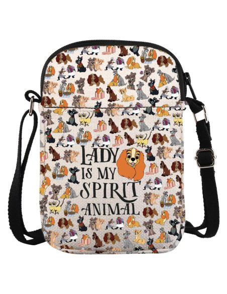 Bolso Cruzado Lady Tramp para Mujeres - Animal Espiritual Bolso Cruzado Lady Tramp para Mujeres - Animal Espiritual