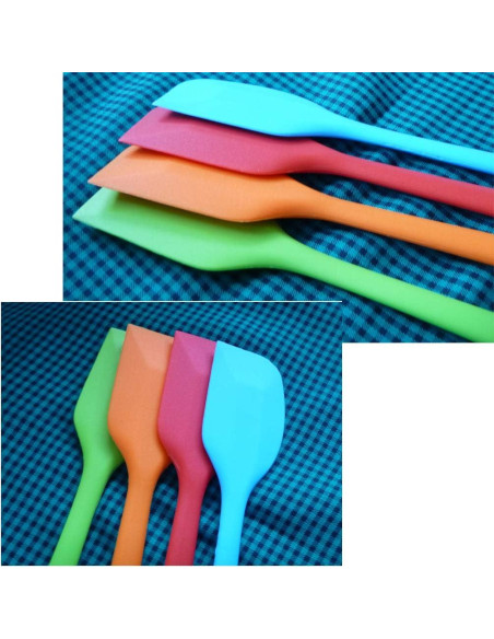 Set de 4 Espátulas de Silicona zYoung Resistente al Calor Set de 4 Espátulas de Silicona zYoung Resistente al Calor