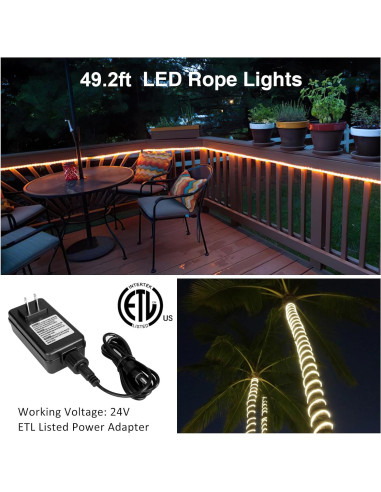 Luz de Cuerda LED RGB NOVOSTELLA 15m Control App IP65
