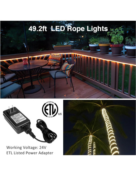 Luz de Cuerda LED RGB NOVOSTELLA 15m Control App IP65 Luz de Cuerda LED RGB NOVOSTELLA 15m Control App IP65
