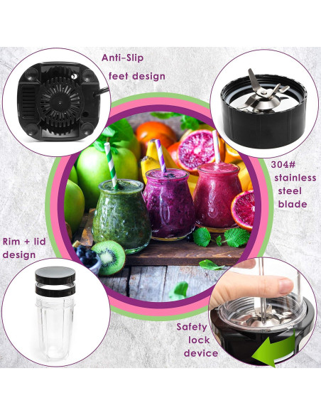 Licuadora Personal Compacta Moss & Stone 800ml Verde Licuadora Personal Compacta Moss & Stone 800ml Verde