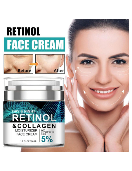 Crema Anti-Envejecimiento WHHWM con Retinol y 5% Ácido Hialurónico Crema Anti-Envejecimiento WHHWM con Retinol y 5% Ácido Hialurónico