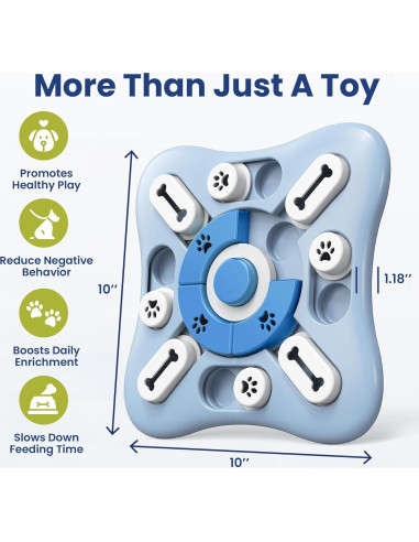 Comedero Rompecabezas Interactivo para Perros PawsPik 25.4cm