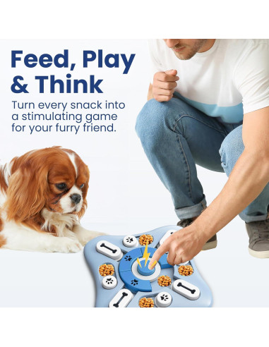 Comedero Rompecabezas Interactivo para Perros PawsPik 25.4cm