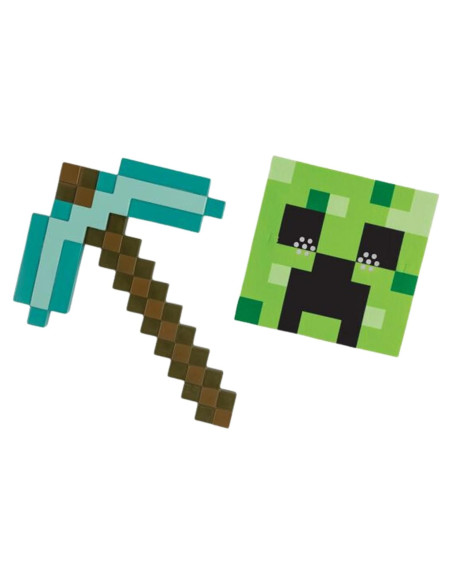 Disfraz de Pico y Máscara de Minecraft Disfraz para Niños Disfraz de Pico y Máscara de Minecraft Disfraz para Niños