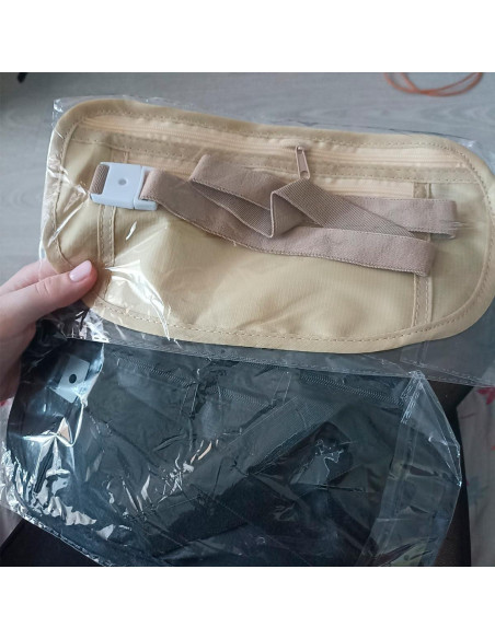 Cinturón de Dinero Kovek Beige para Viajes - Seguridad y Comodidad Cinturón de Dinero Kovek Beige para Viajes - Seguridad y Comodidad
